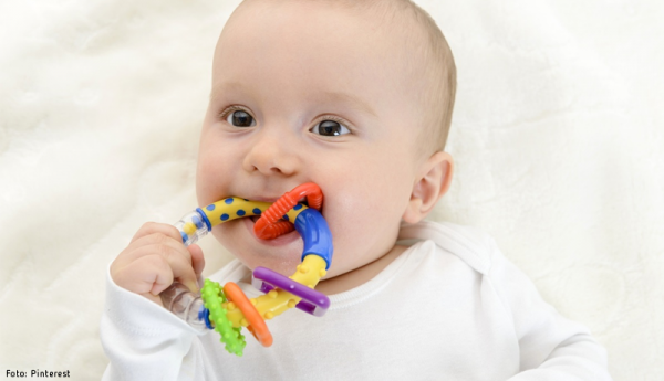 Mordedor Para Bebê Alivio Dor Dentinhos De Agua Gelado